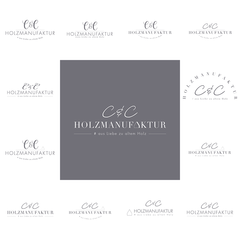 C&C HOLZMANUFAKTUR-Logoentstehung