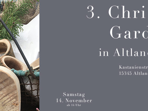 C&C HOLZMANUFAKTUR - 3. Christmas Garden am 14. November 2020 in Altlandsberg